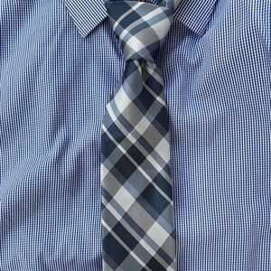 Men's Blue Checkered Shirt